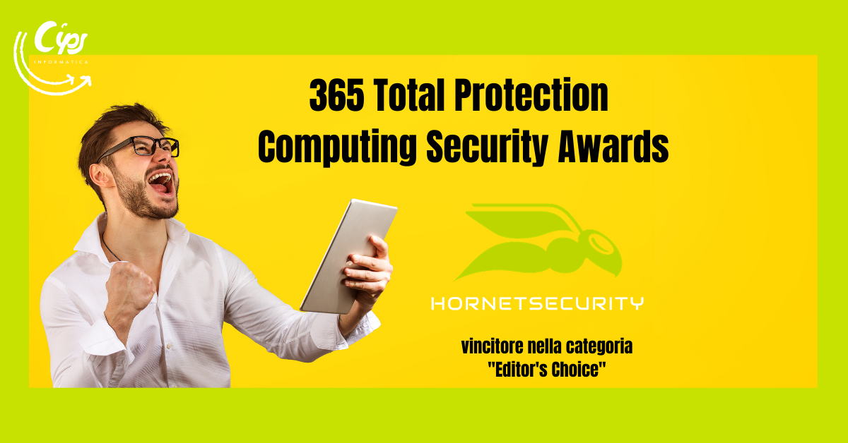Hornetsecurity - 365 Total Protection premiato con il Computing Security Award 2020